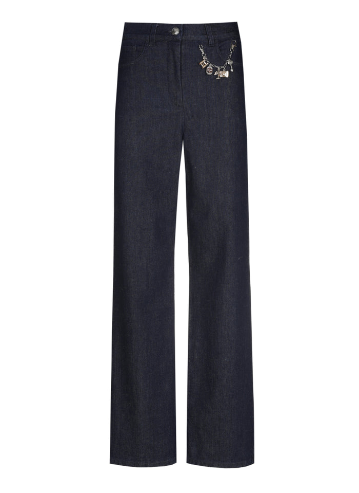 Denimbroek, normal waist - Jeans Dark Blue