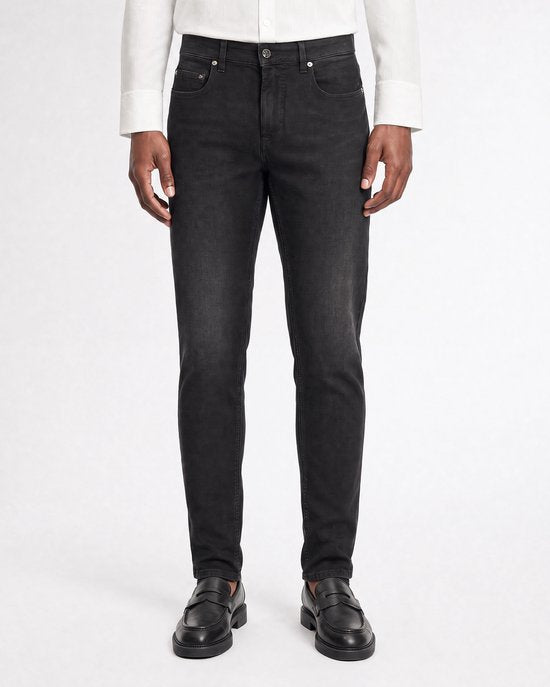Pierre Cardin PC-LYON TAPERED herenjeans Black Used - voorzijde