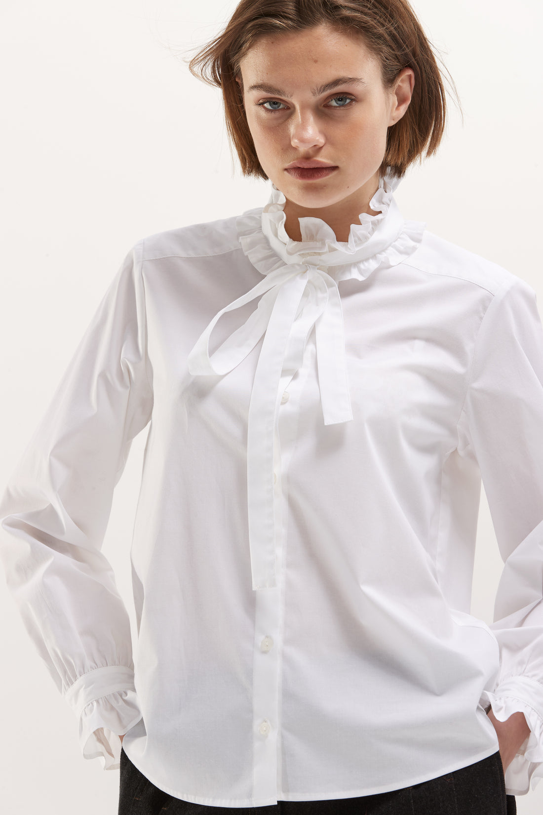 Senso SAXA damesblouse S2935 - Ecru - sfeerfoto 1